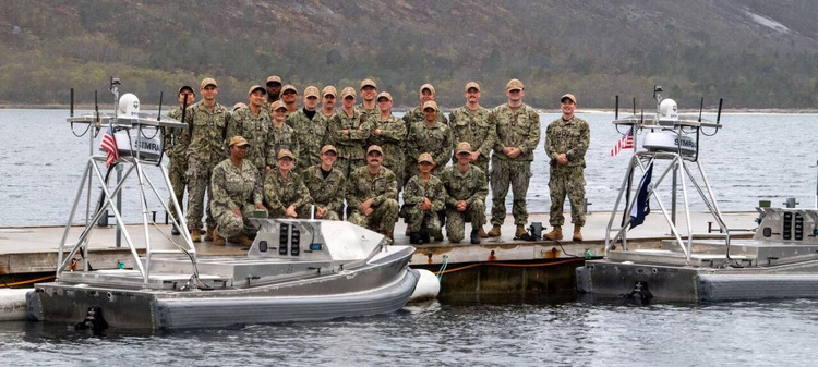 U.S. Navy tests high-tech maritime drones off northern Norway